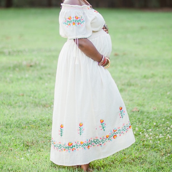 Boho Maternity Dress - Picture 3 of 4